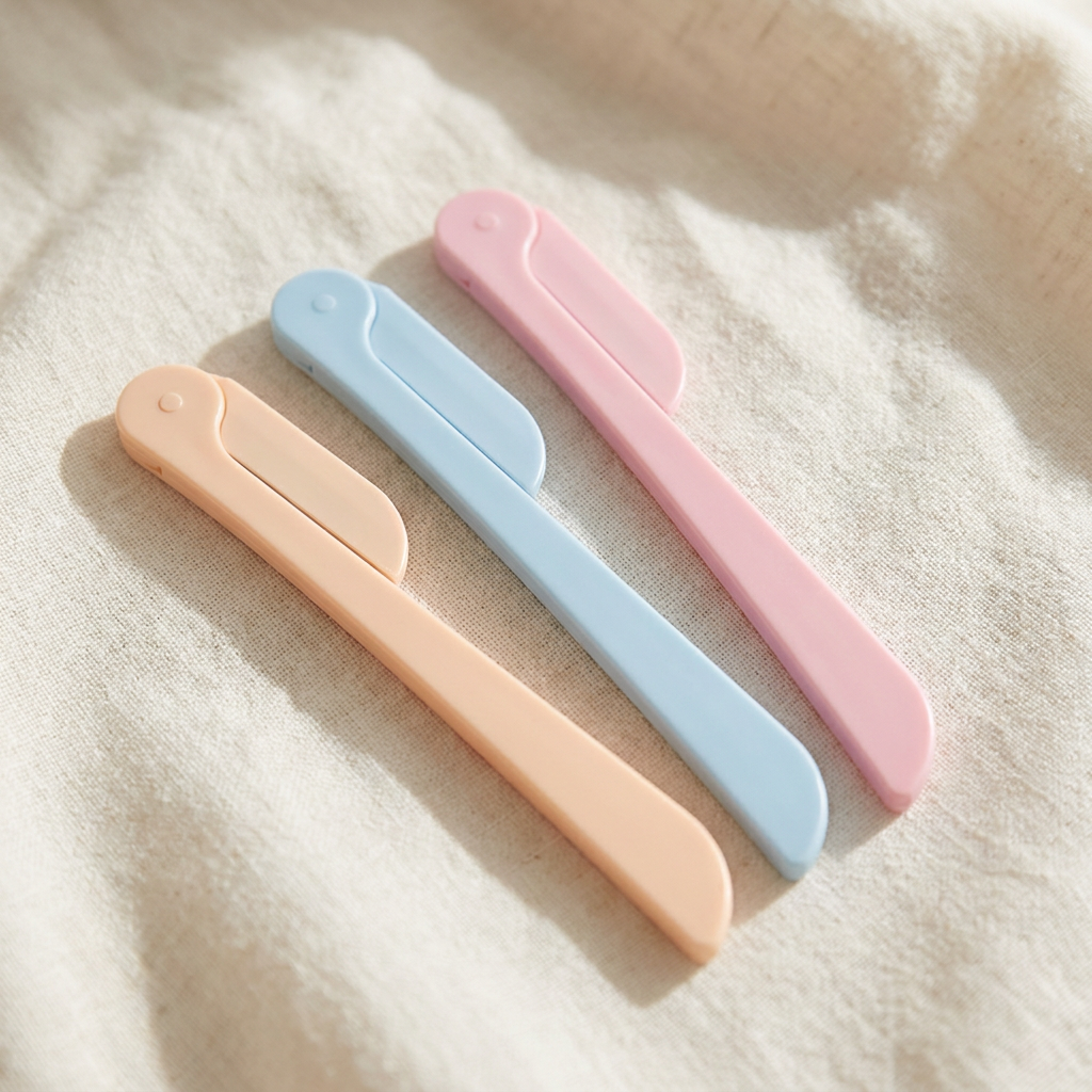 3pcs Folding Eyebrow Razors