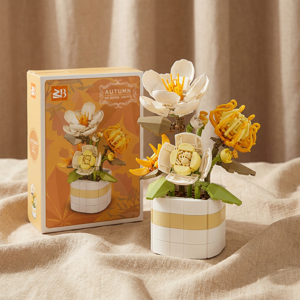 Large Eternal Flower Building Blocks