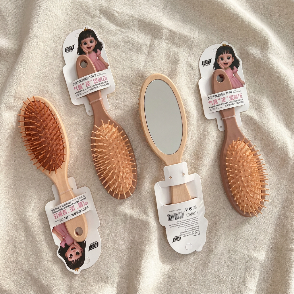Brown Long Handle Cushion Brush601