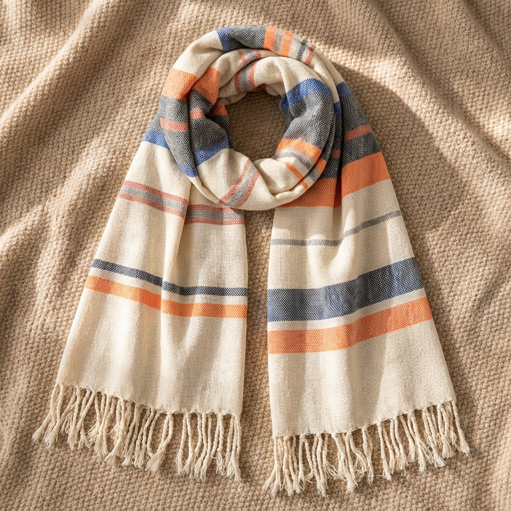 Soft Scarf Multi-Stripe