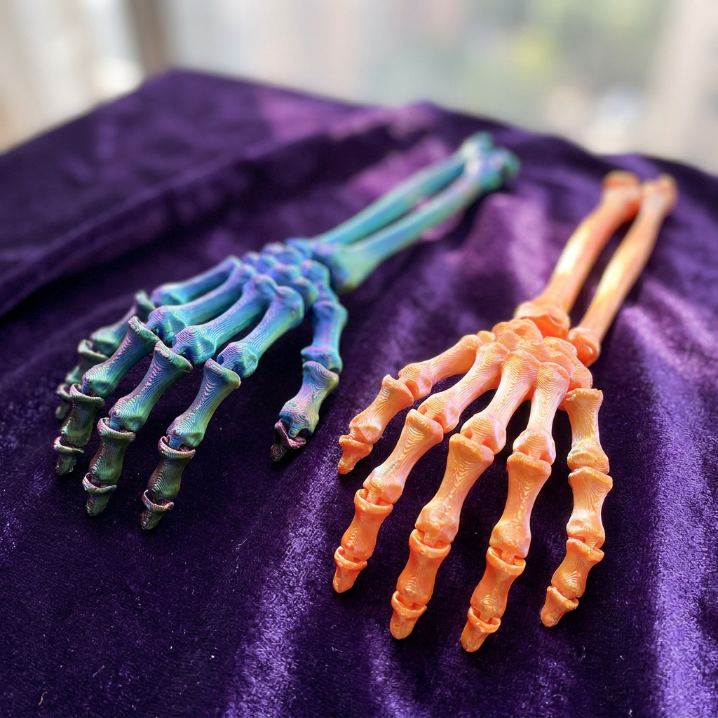 Skeleton Hand Clip