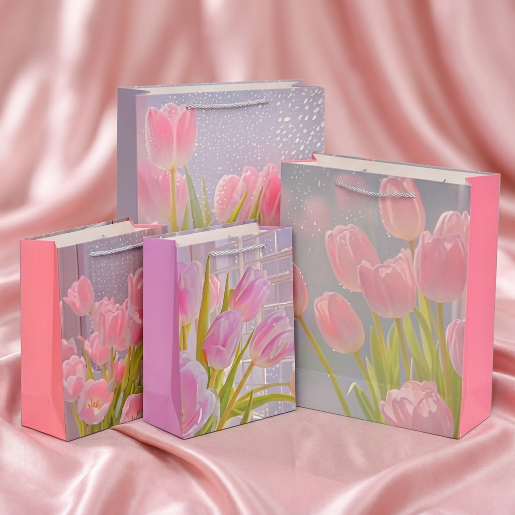 Floral Paper Gift Bag 99173S