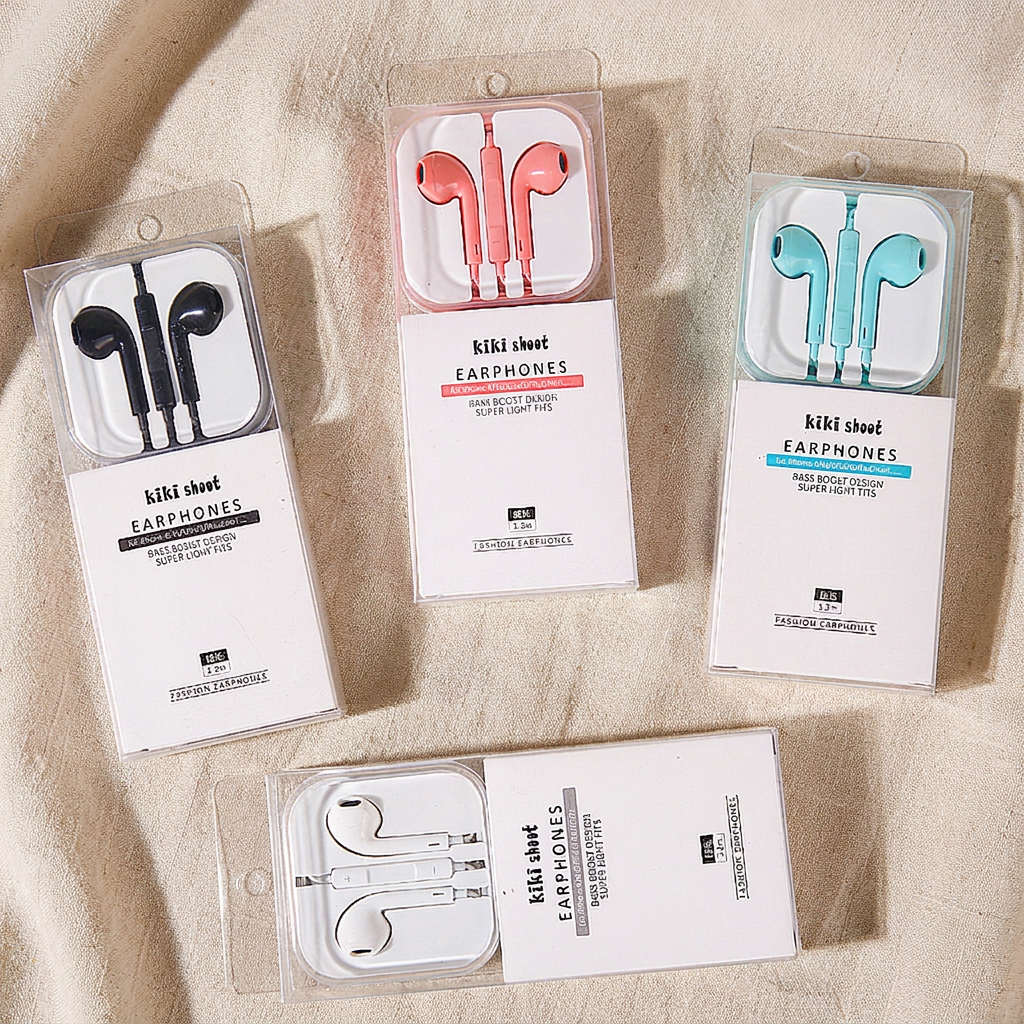 Kiki126 1.2m Wired Earphone