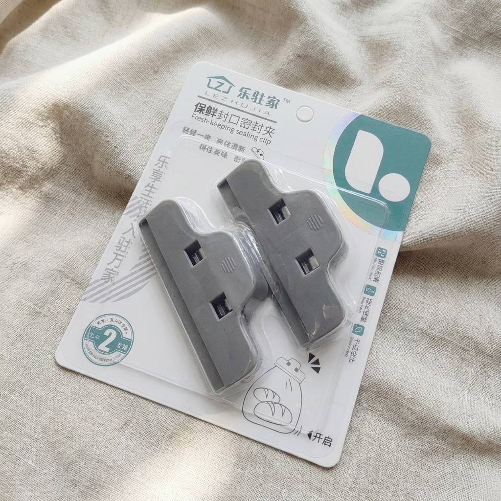 Multicolor Plastic Bag Sealing Clips
