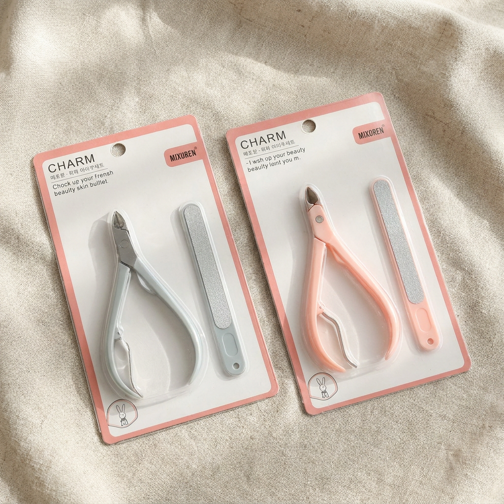Compact Metal Nail Care Kit  2-Piece