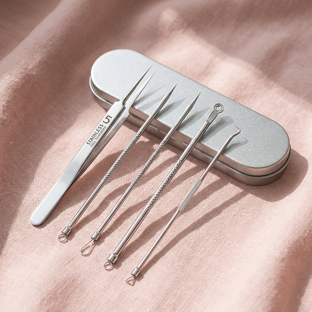 6 Pack Blackhead Remover Tools