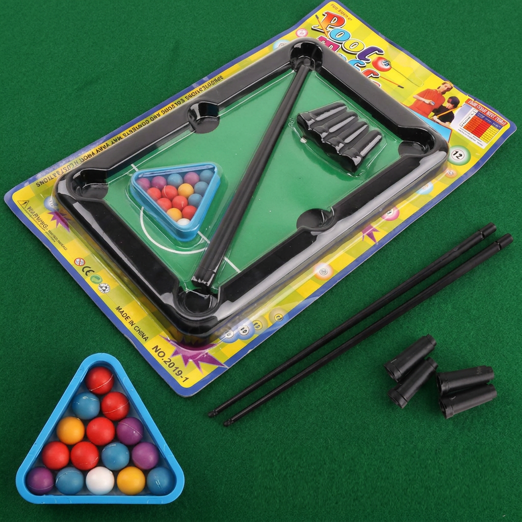 Mini Tabletop Billiards Set Regular