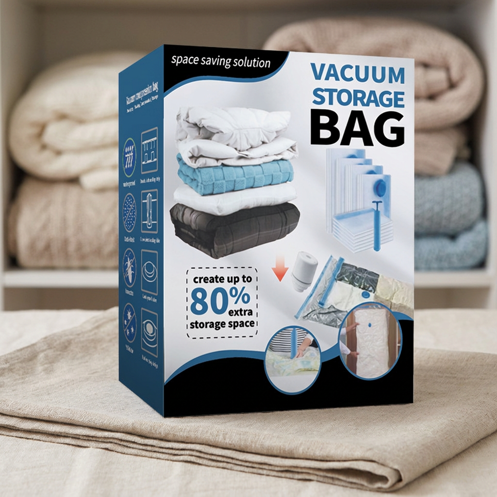 6 Large Vacuum Storage Bags