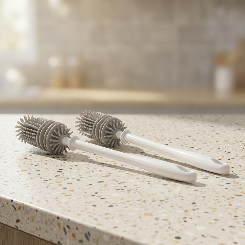 Silicone Spiral Bottle Brush