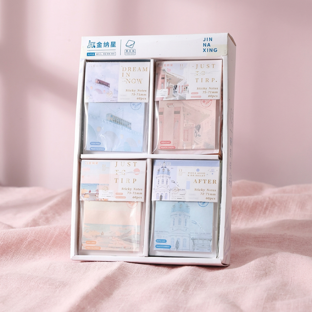 Pastel Architectural Sticky Notes