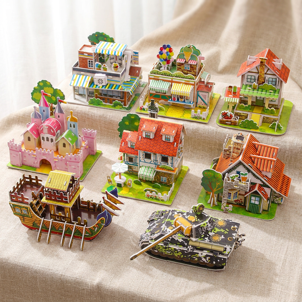 3D Paper Puzzle (Small)