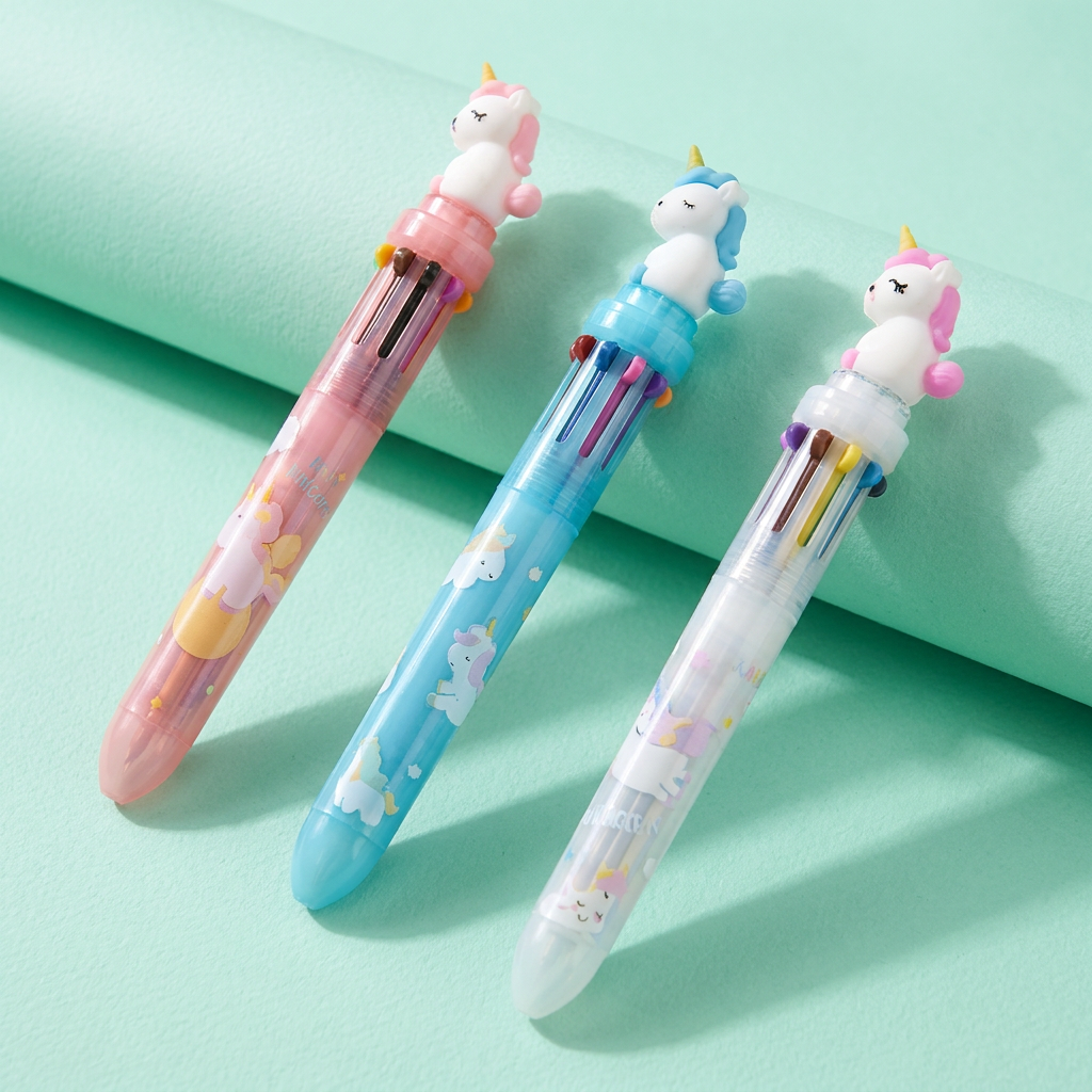 10-in-1 Colored Ballpoint Pen