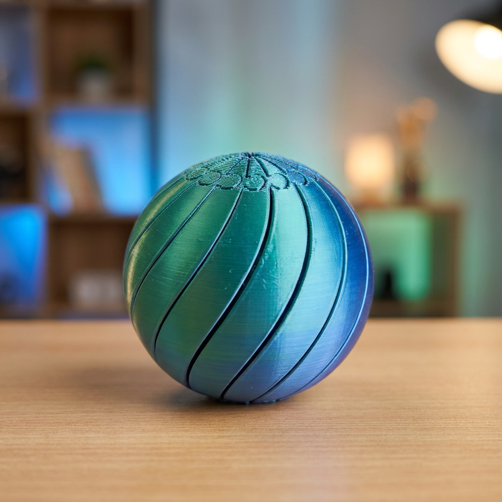 Articulated 3D Printed Slime Twist Ball