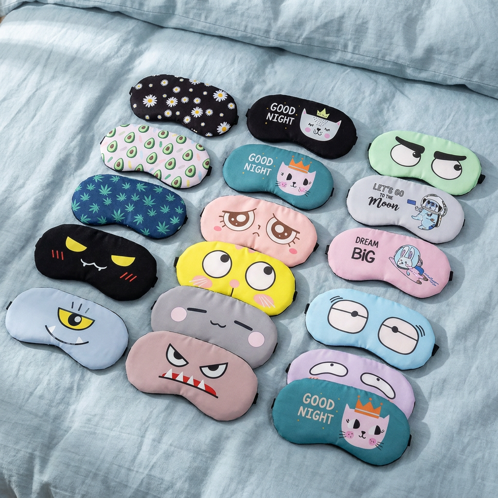 Colorful Cartoon Sleep Masks